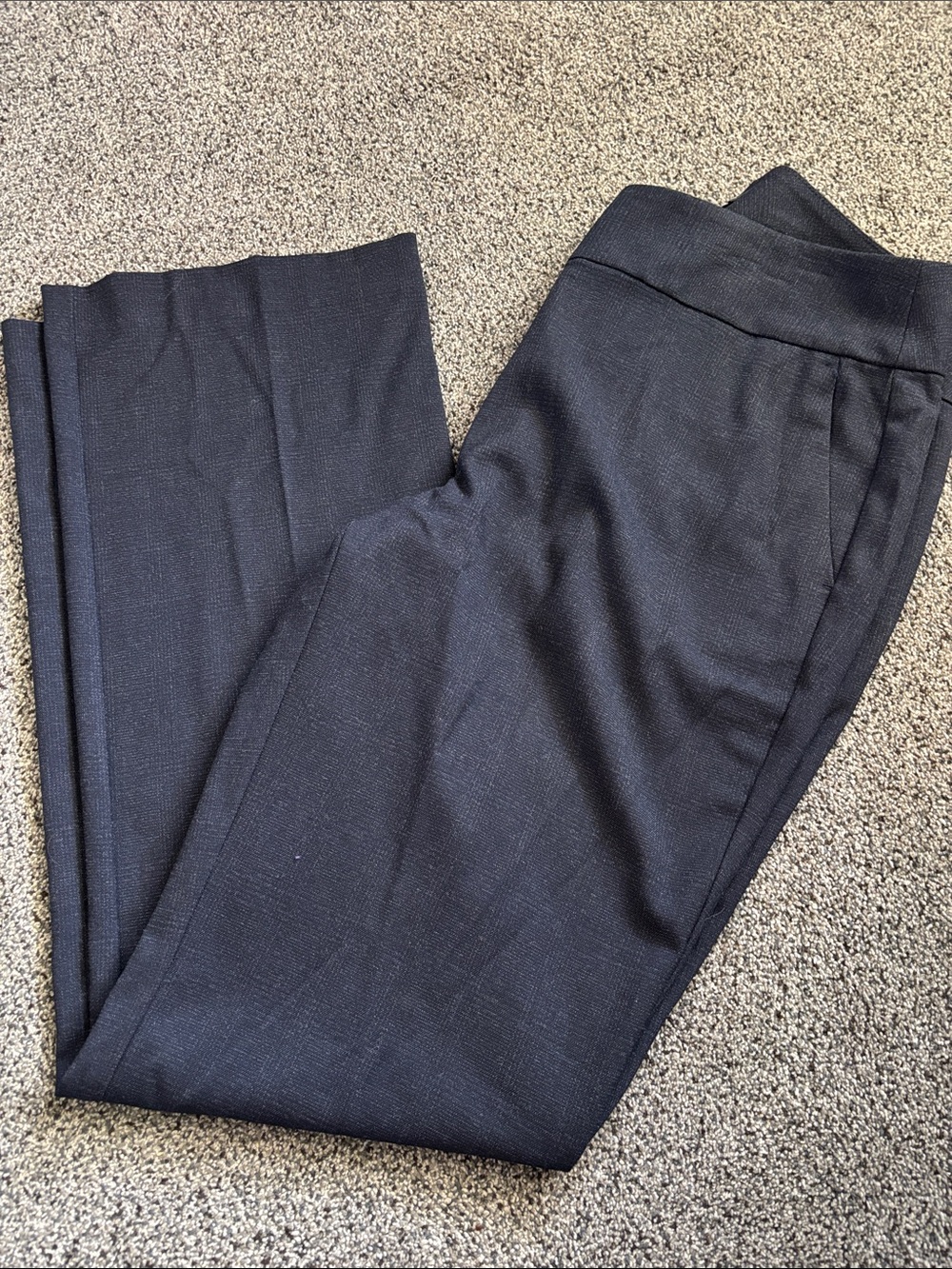 Ann Taylor Navy Boot Cut Dress Pants